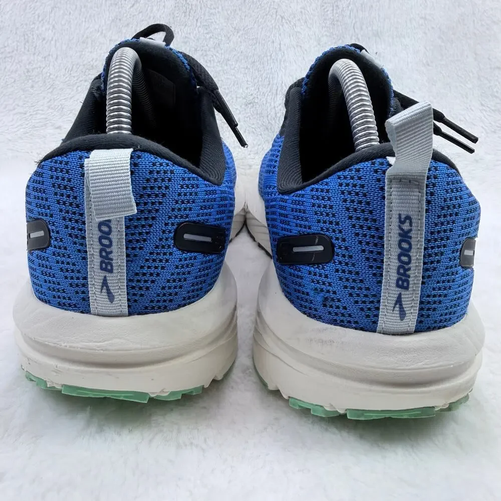 Brooks Revel 6 Mens Running Shoes Blue Black Size 9.5 D Athletic Sneaker